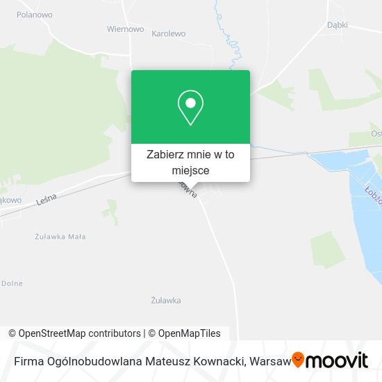 Mapa Firma Ogólnobudowlana Mateusz Kownacki