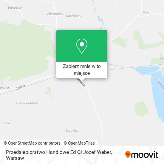 Mapa Przedsiebiorstwo Handlowe Ed Ol Jozef Weber