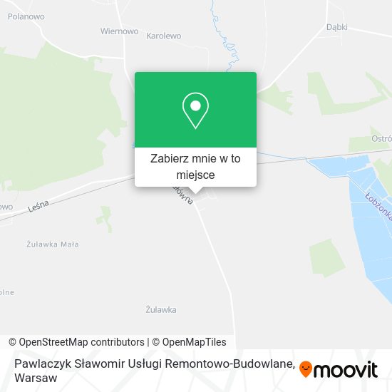 Mapa Pawlaczyk Sławomir Usługi Remontowo-Budowlane