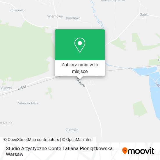 Mapa Studio Artystyczne Conte Tatiana Pieniążkowska