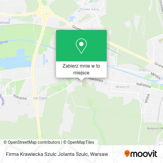 Mapa Firma Krawiecka Szulc Jolanta Szulc