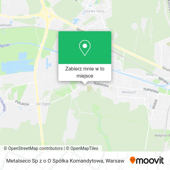 Mapa Metalseco Sp z o O Spółka Komandytowa