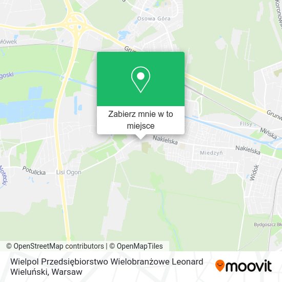 Mapa Wielpol Przedsiębiorstwo Wielobranżowe Leonard Wieluński