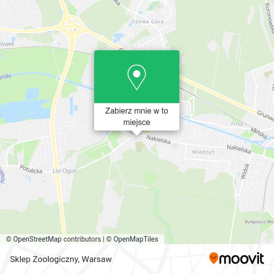 Mapa Sklep Zoologiczny