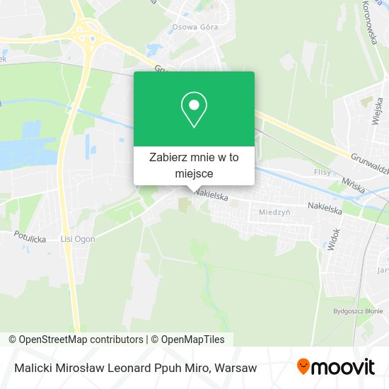 Mapa Malicki Mirosław Leonard Ppuh Miro