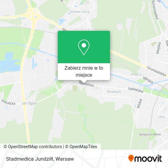 Mapa Stadmedica Jundziłł