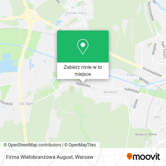 Mapa Firma Wielobranżowa August