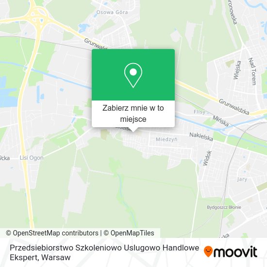 Mapa Przedsiebiorstwo Szkoleniowo Uslugowo Handlowe Ekspert