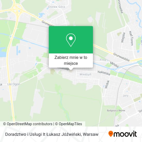 Mapa Doradztwo i Usługi It Łukasz Jóźwiński