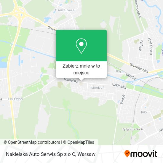 Mapa Nakielska Auto Serwis Sp z o O