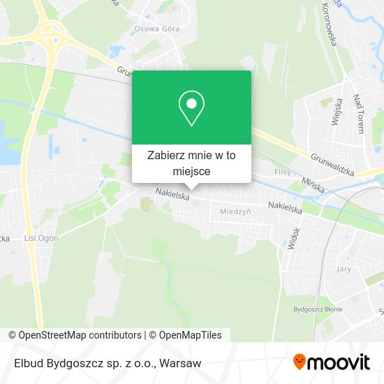 Mapa Elbud Bydgoszcz sp. z o.o.