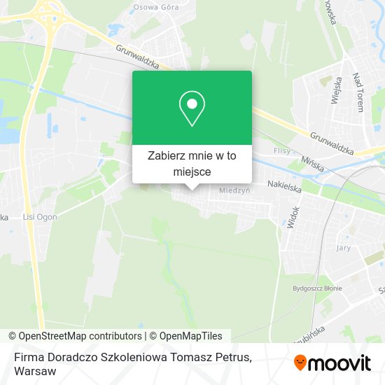 Mapa Firma Doradczo Szkoleniowa Tomasz Petrus