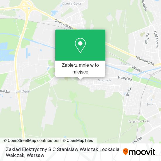 Mapa Zaklad Elektryczny S C Stanislaw Walczak Leokadia Walczak