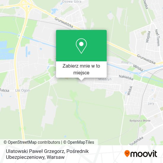 Mapa Ulatowski Paweł Grzegorz, Pośrednik Ubezpieczeniowy