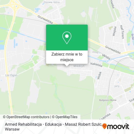 Mapa Armed Rehabilitacja - Edukacja - Masaż Robert Szulc