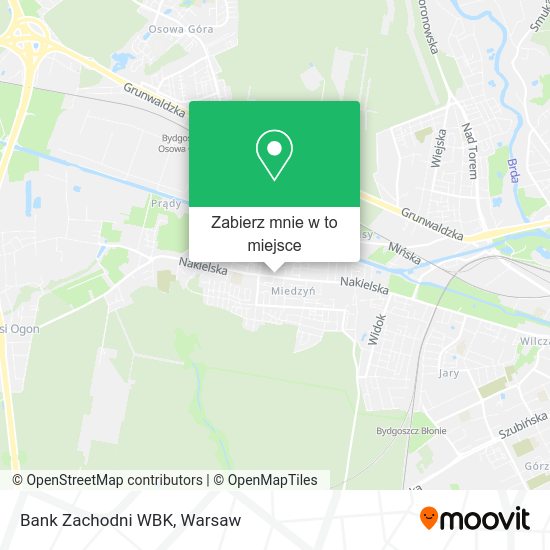 Mapa Bank Zachodni WBK