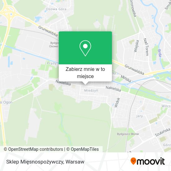 Mapa Sklep Mięsnospożywczy