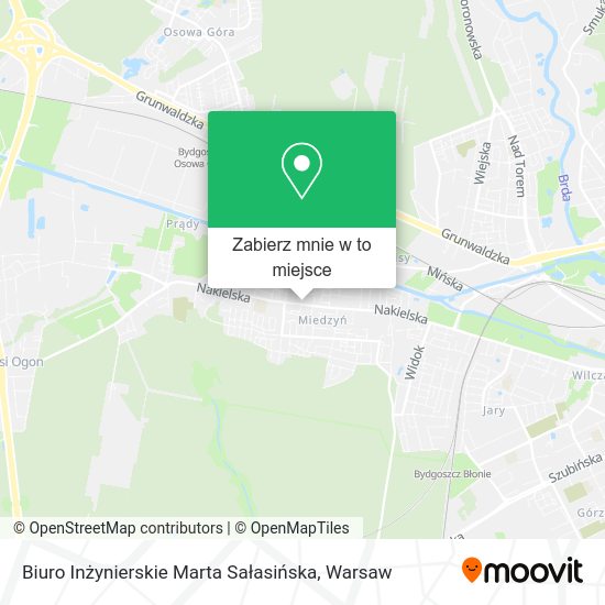 Mapa Biuro Inżynierskie Marta Sałasińska