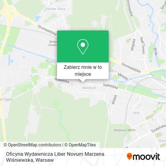 Mapa Oficyna Wydawnicza Liber Novum Marzena Wiśniewska