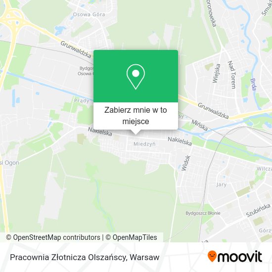 Mapa Pracownia Złotnicza Olszańscy