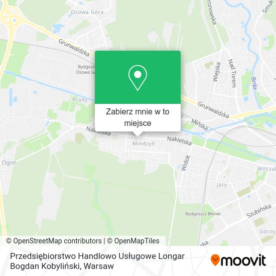 Mapa Przedsiębiorstwo Handlowo Usługowe Longar Bogdan Kobyliński