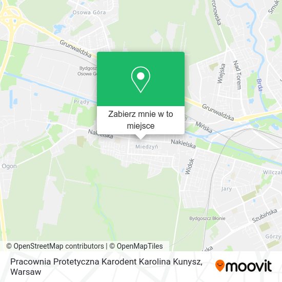 Mapa Pracownia Protetyczna Karodent Karolina Kunysz