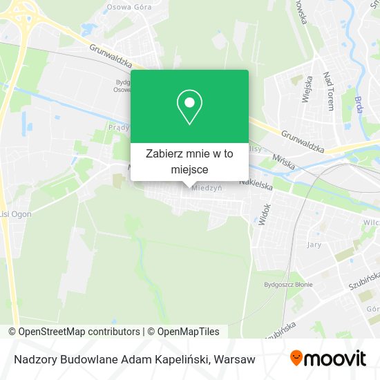 Mapa Nadzory Budowlane Adam Kapeliński