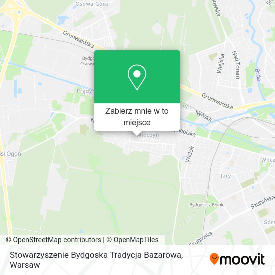 Mapa Stowarzyszenie Bydgoska Tradycja Bazarowa