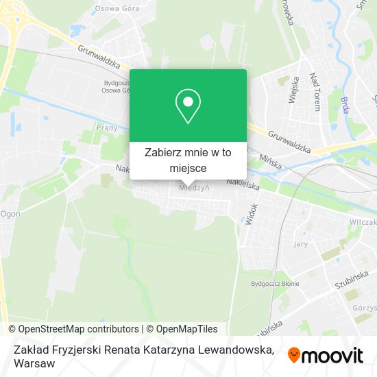 Mapa Zakład Fryzjerski Renata Katarzyna Lewandowska