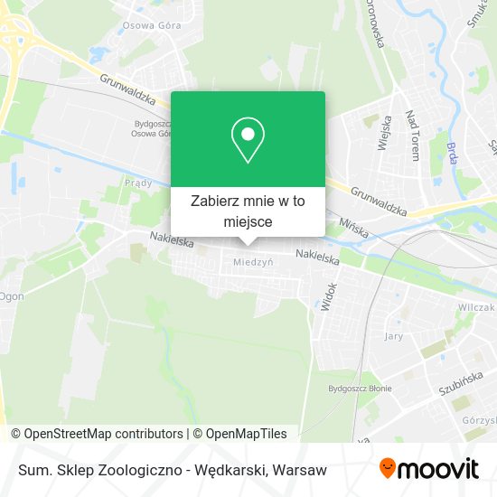 Mapa Sum. Sklep Zoologiczno - Wędkarski