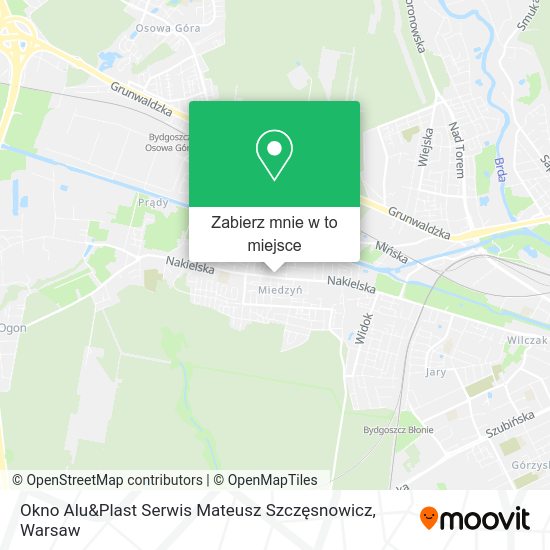 Mapa Okno Alu&Plast Serwis Mateusz Szczęsnowicz