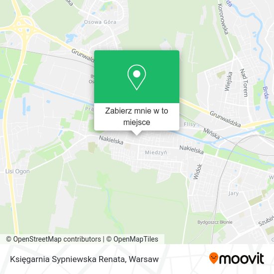 Mapa Księgarnia Sypniewska Renata