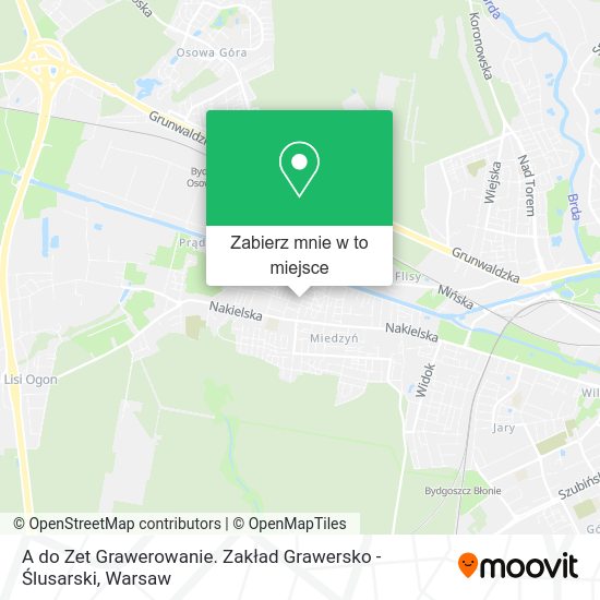 Mapa A do Zet Grawerowanie. Zakład Grawersko - Ślusarski