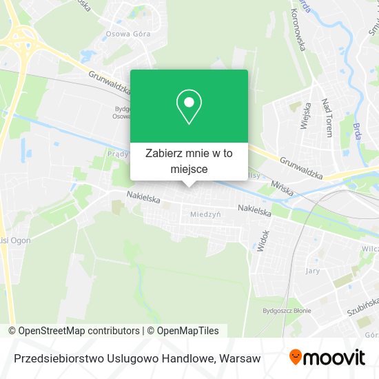 Mapa Przedsiebiorstwo Uslugowo Handlowe