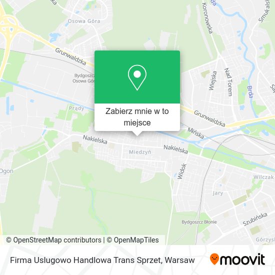 Mapa Firma Uslugowo Handlowa Trans Sprzet