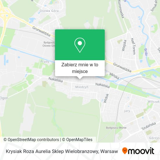 Mapa Krysiak Roza Aurelia Sklep Wielobranzowy