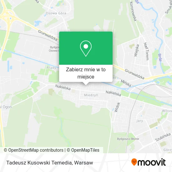 Mapa Tadeusz Kusowski Temedia