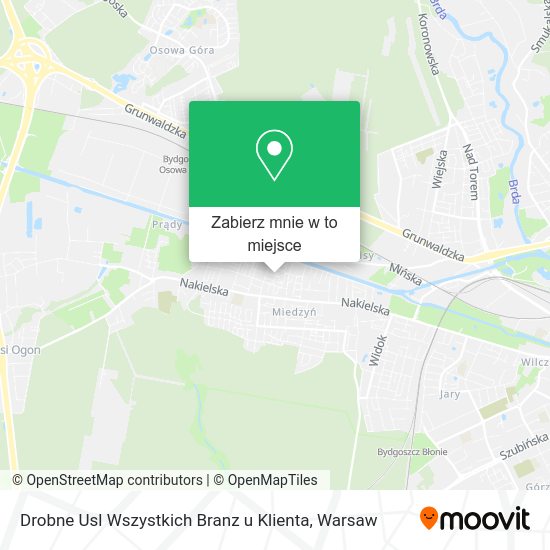 Mapa Drobne Usl Wszystkich Branz u Klienta