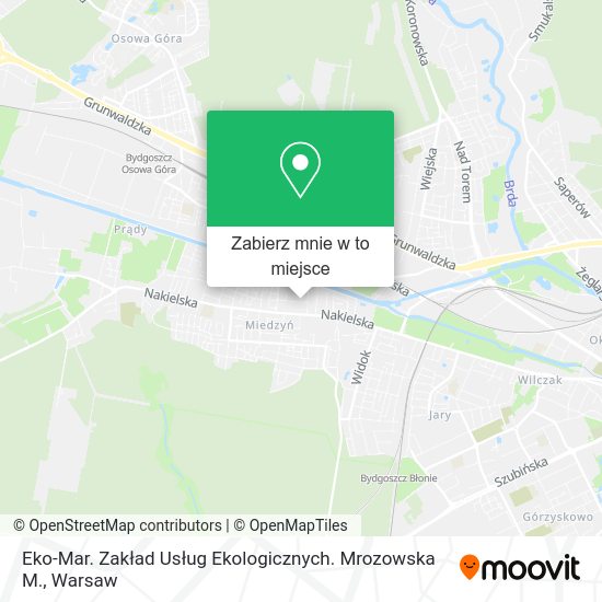 Mapa Eko-Mar. Zakład Usług Ekologicznych. Mrozowska M.