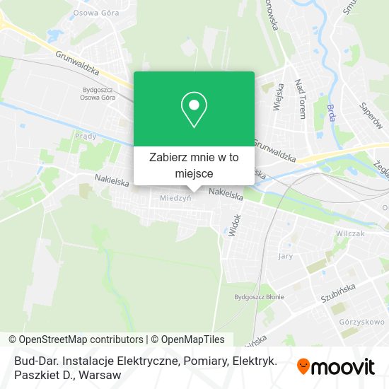 Mapa Bud-Dar. Instalacje Elektryczne, Pomiary, Elektryk. Paszkiet D.