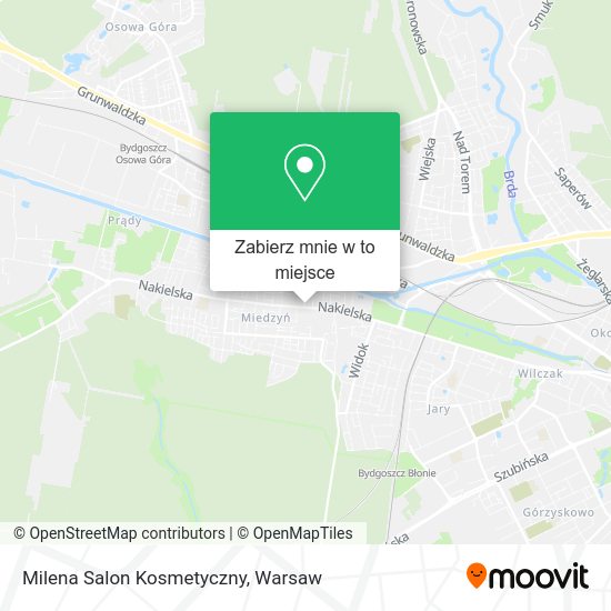 Mapa Milena Salon Kosmetyczny