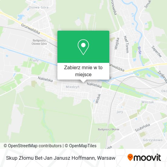 Mapa Skup Złomu Bet-Jan Janusz Hoffmann