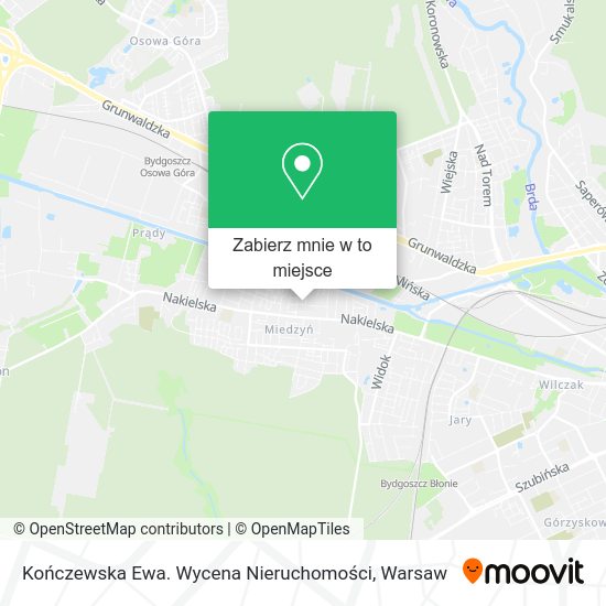 Mapa Kończewska Ewa. Wycena Nieruchomości