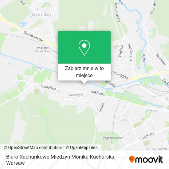 Mapa Biuro Rachunkowe Miedzyn Monika Kucharska