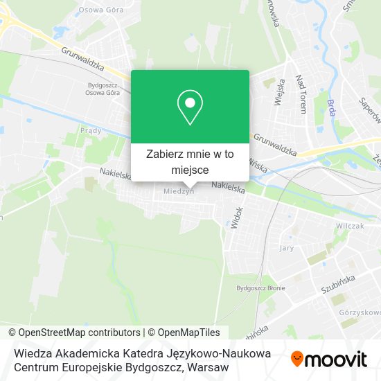 Mapa Wiedza Akademicka Katedra Językowo-Naukowa Centrum Europejskie Bydgoszcz