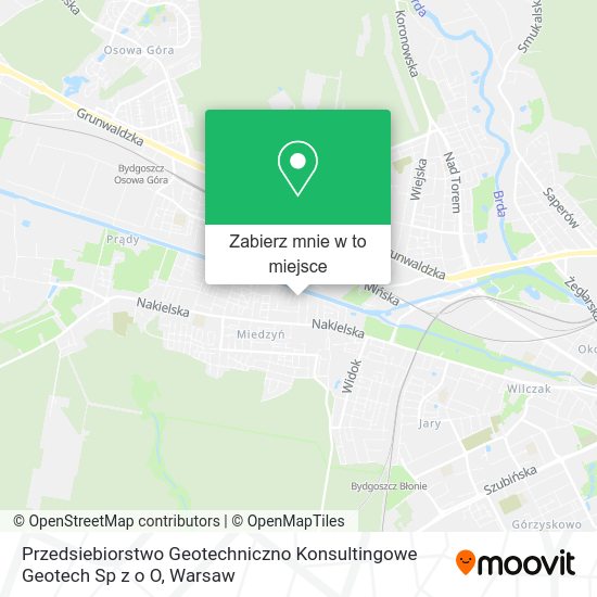 Mapa Przedsiebiorstwo Geotechniczno Konsultingowe Geotech Sp z o O