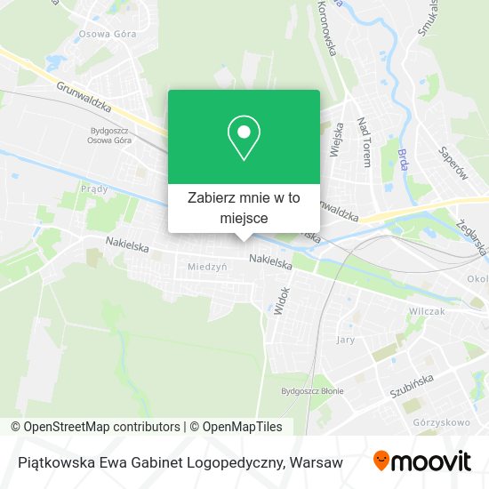 Mapa Piątkowska Ewa Gabinet Logopedyczny