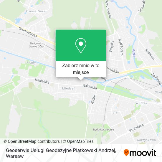 Mapa Geoserwis Usługi Geodezyjne Piątkowski Andrzej