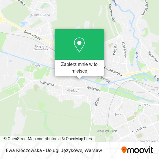 Mapa Ewa Kleczewska - Usługi Językowe