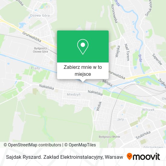 Mapa Sajdak Ryszard. Zakład Elektroinstalacyjny